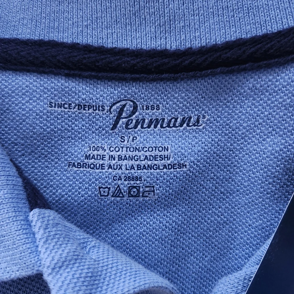 Penman Light Blue Men's Polo Shirt - Picture 3 of 5